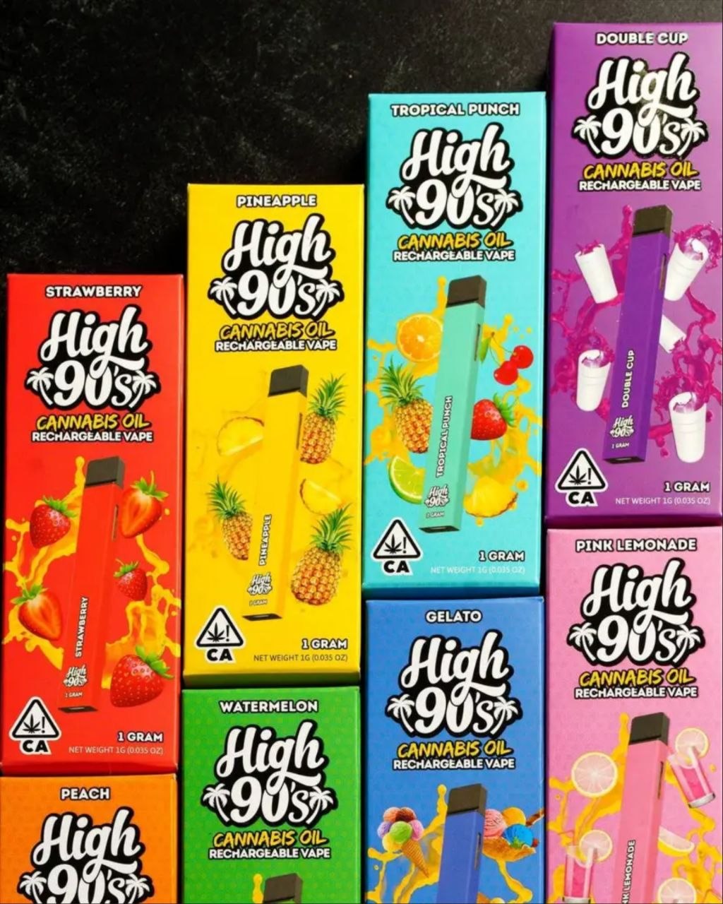 High 90s 1G Rechargeable Vape - Image 3