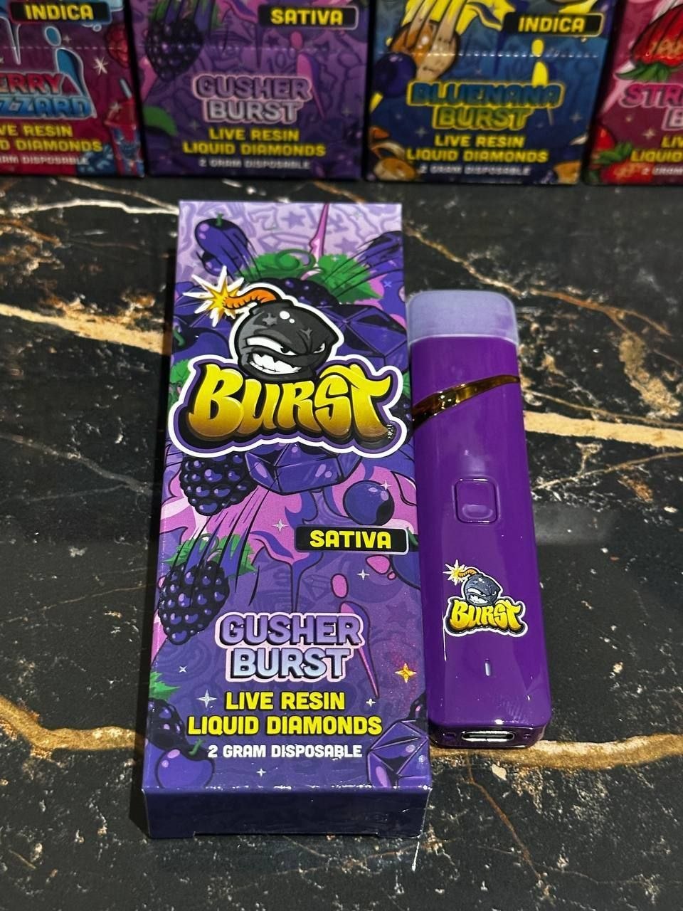 BURST 2G Disposable (Live Resin + Liquid Diamonds) - Image 2