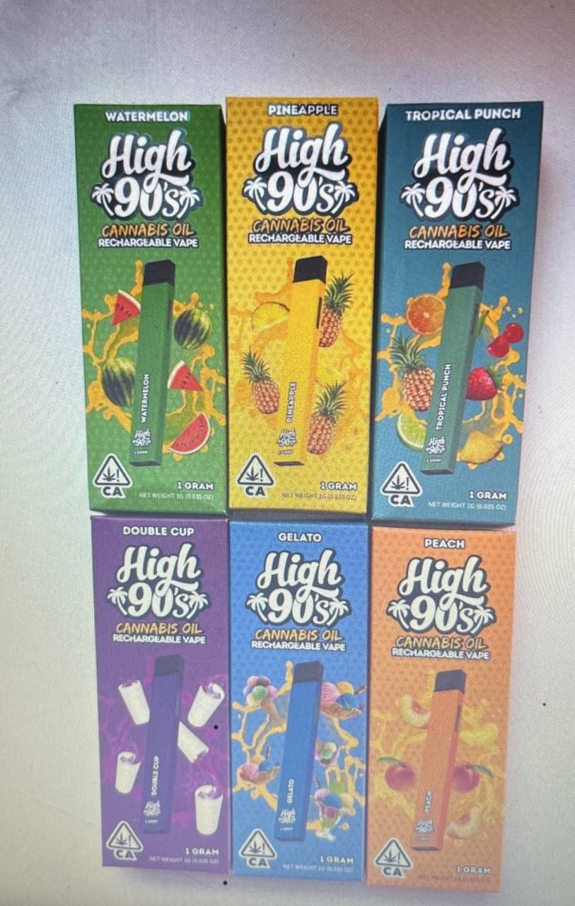 High 90s 1G Rechargeable Vape - Image 2