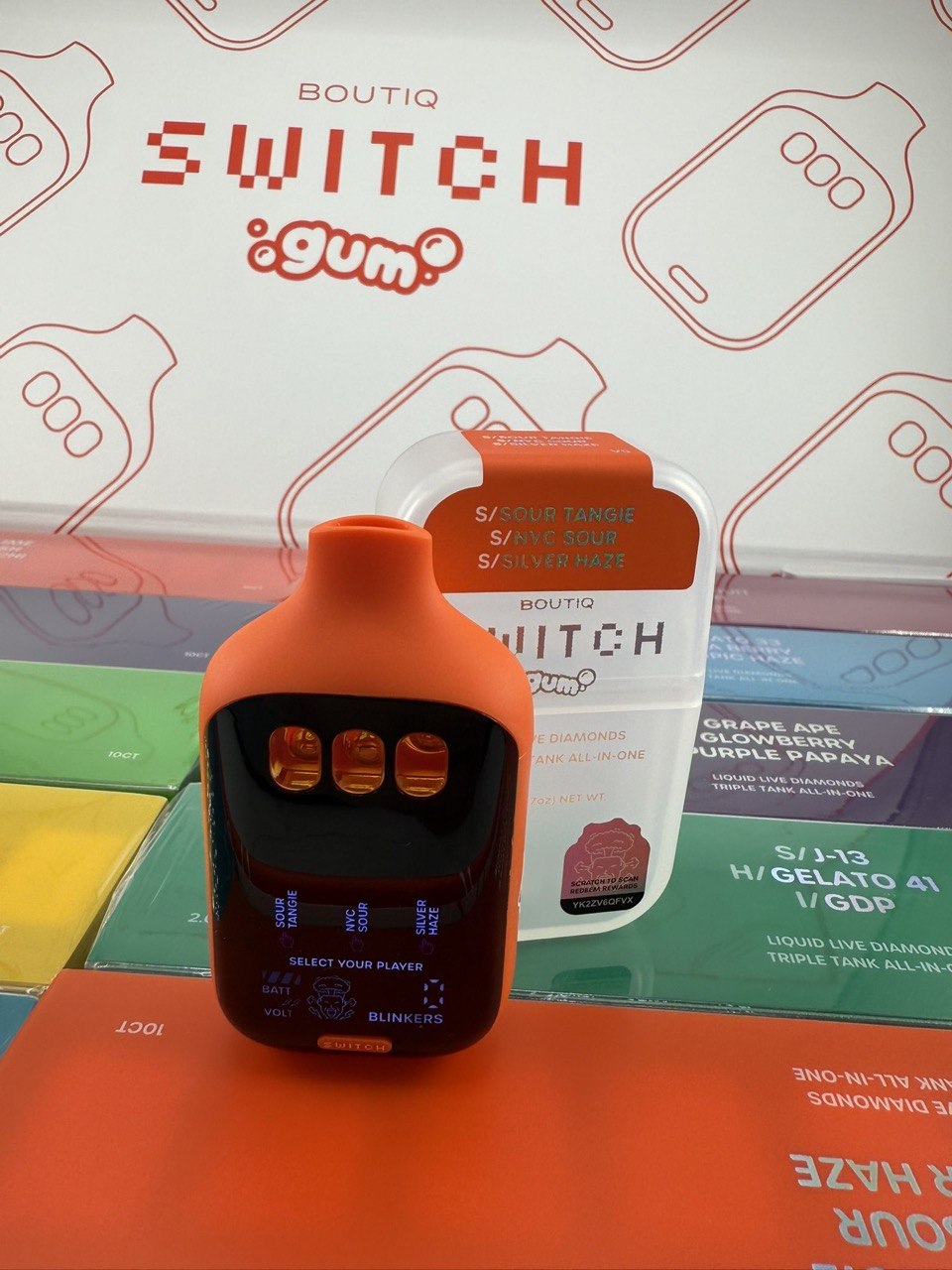 BOUTIQ SWITCH GUM DISPOSABLE | 2G TRIPLE TANK - Image 2