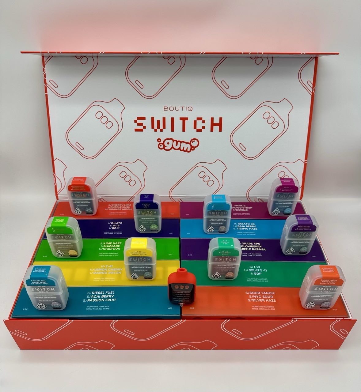 BOUTIQ SWITCH GUM DISPOSABLE | 2G TRIPLE TANK - Image 3