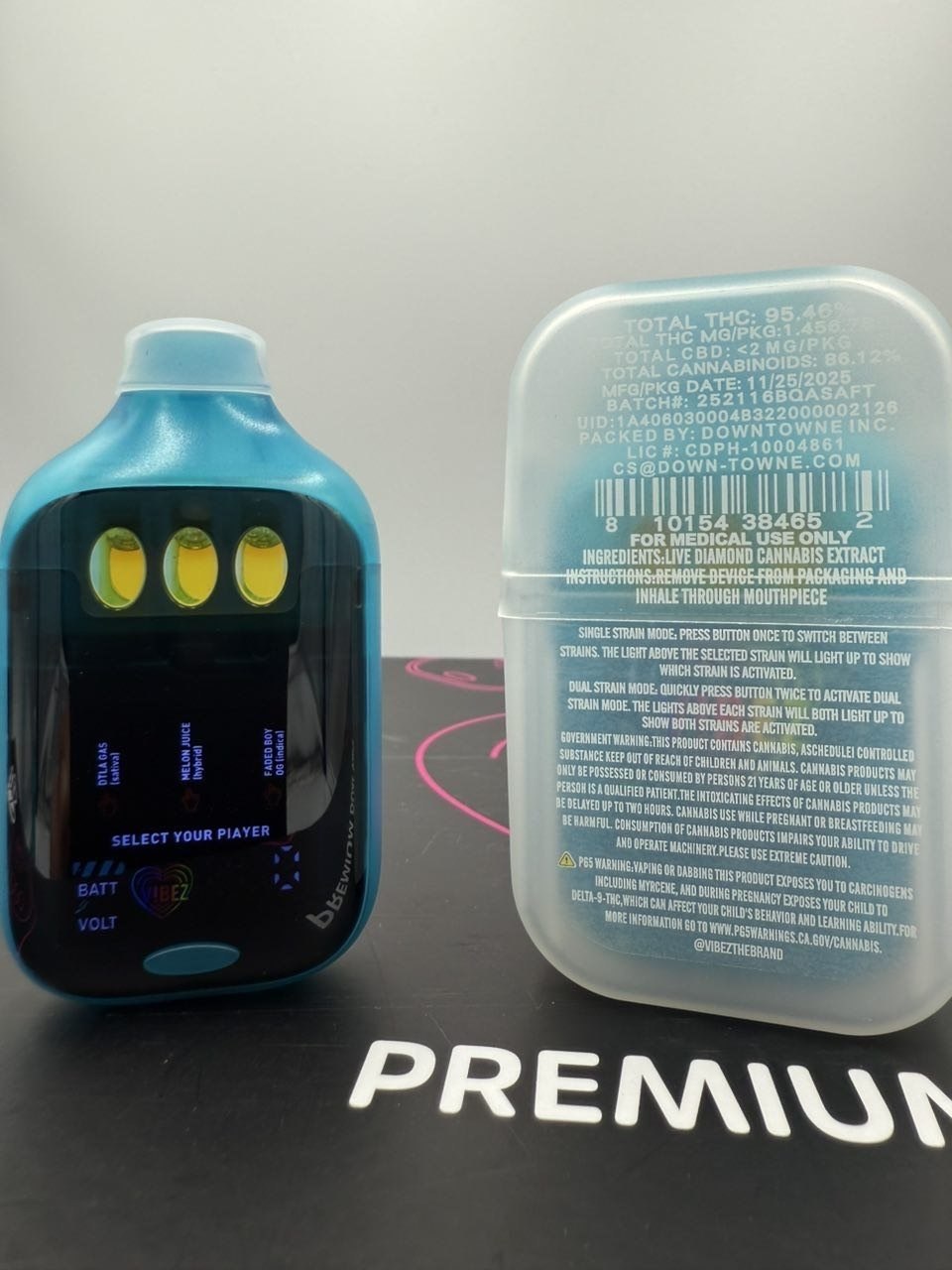 VIBEZ 2G DISPOSABLE – TRIPLE TANK ALL IN ONE – LIQUID LIVE DIAMONDS