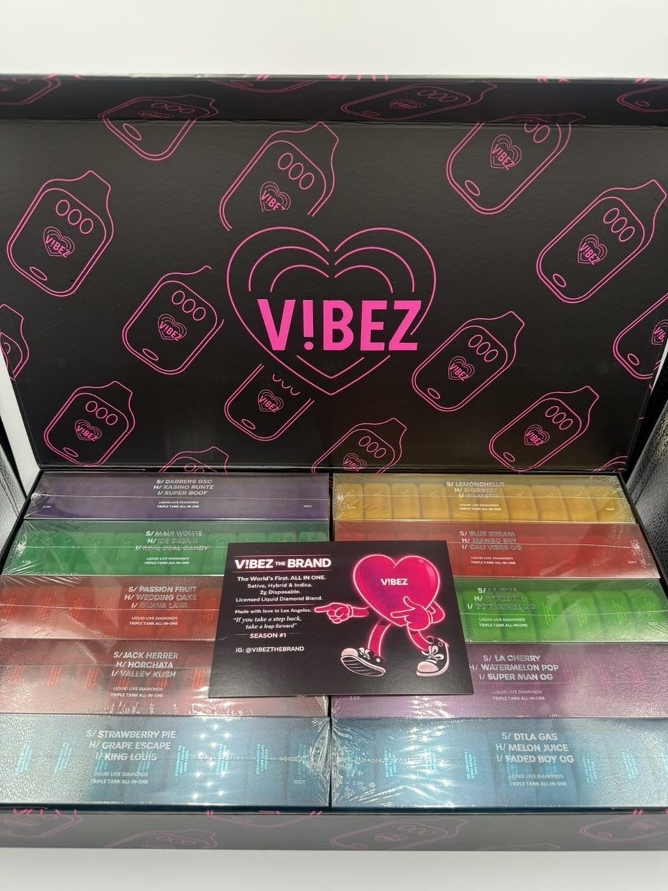 VIBEZ 2G DISPOSABLE – TRIPLE TANK ALL IN ONE – LIQUID LIVE DIAMONDS - Image 2